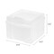 IRIS USA 5" x 7" Photo Storage and Embellishment Craft Keeper with 6 Cases, Clear
